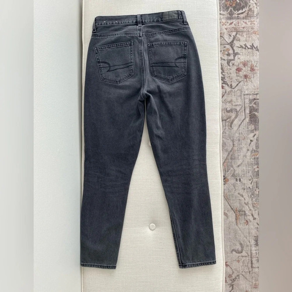 Black  American Eagle Mom Jean - 00 - Picture 7 of 8